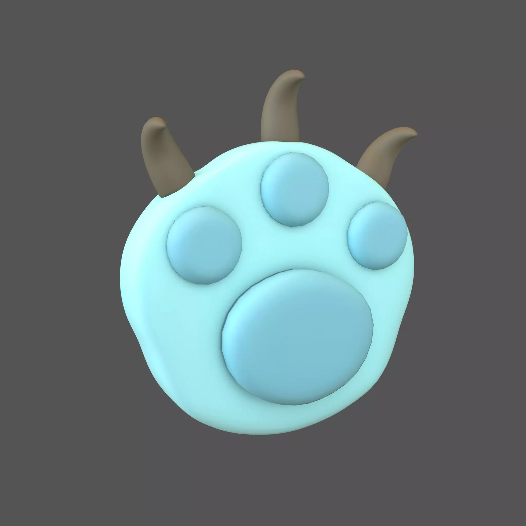 Cat Paw v2 002 Low-poly 3D model