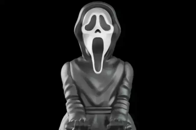 Ghost face joystick holder  3D print model