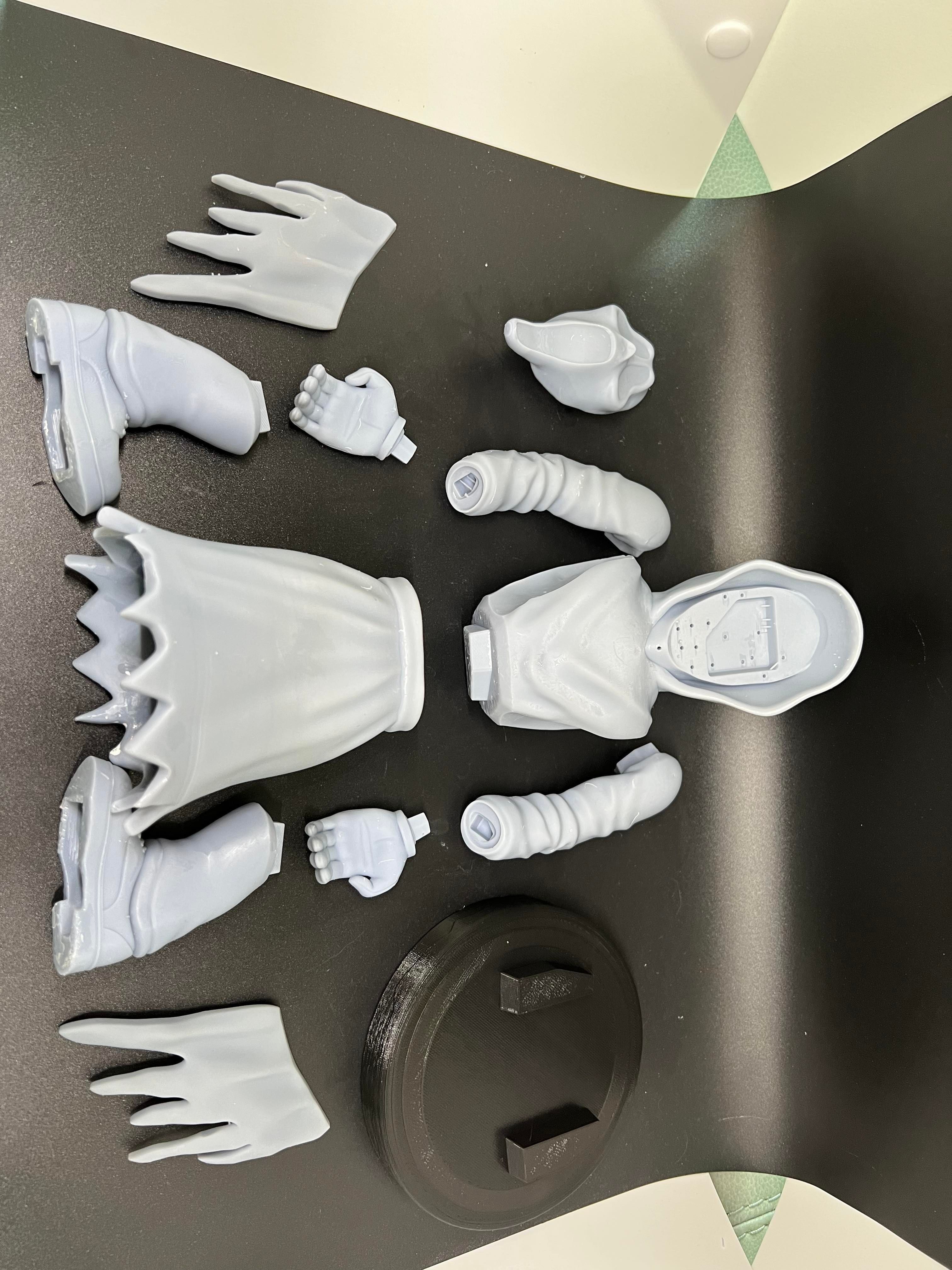 Ghost face joystick holder  3D print model_5