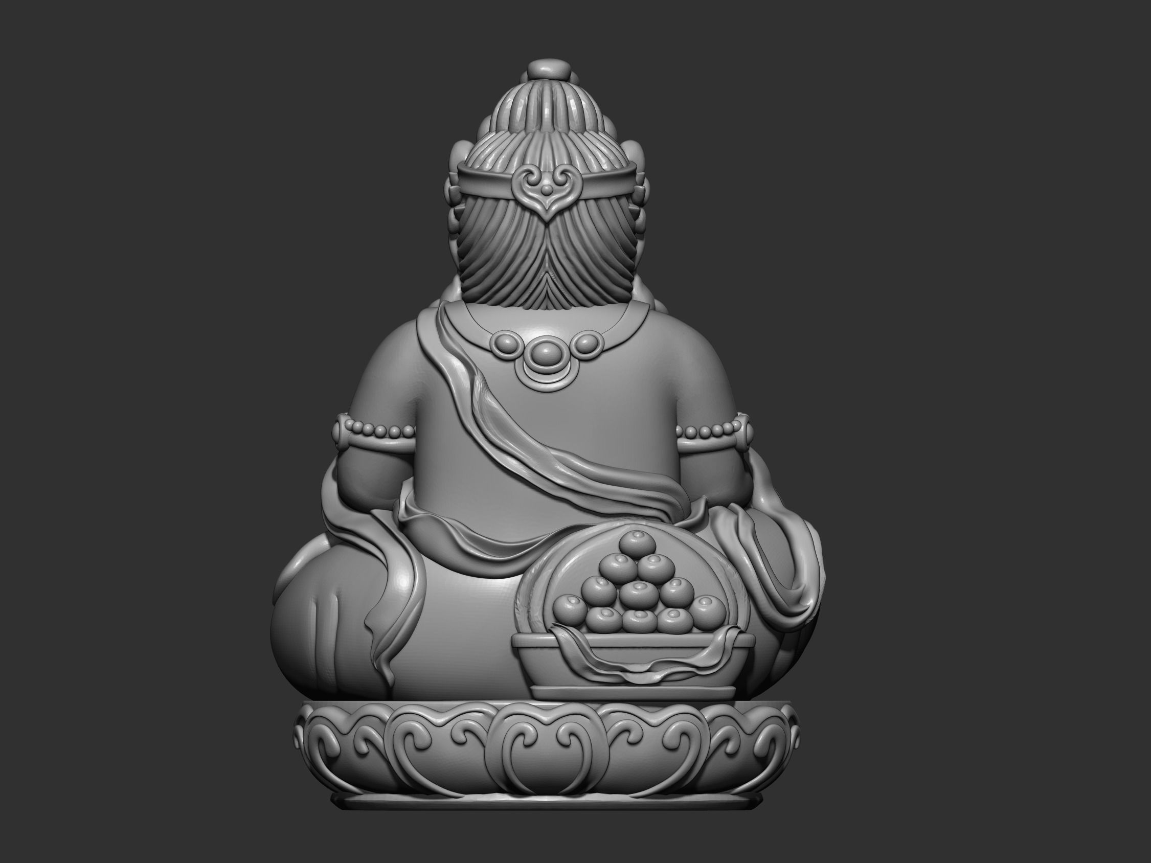 Tibetan Buddha 2 3D print model_3