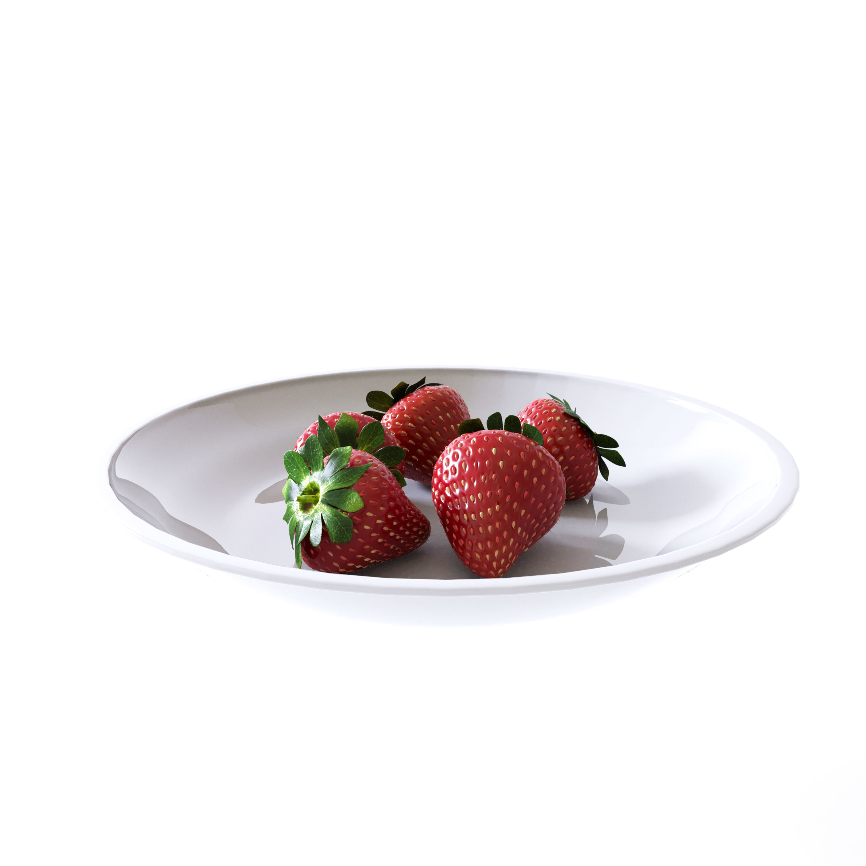 Strawberry 3D model_1