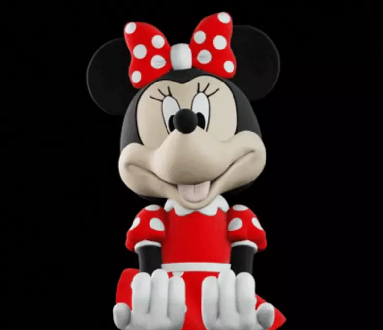 Minnie Mouse joystick holder 3D print model