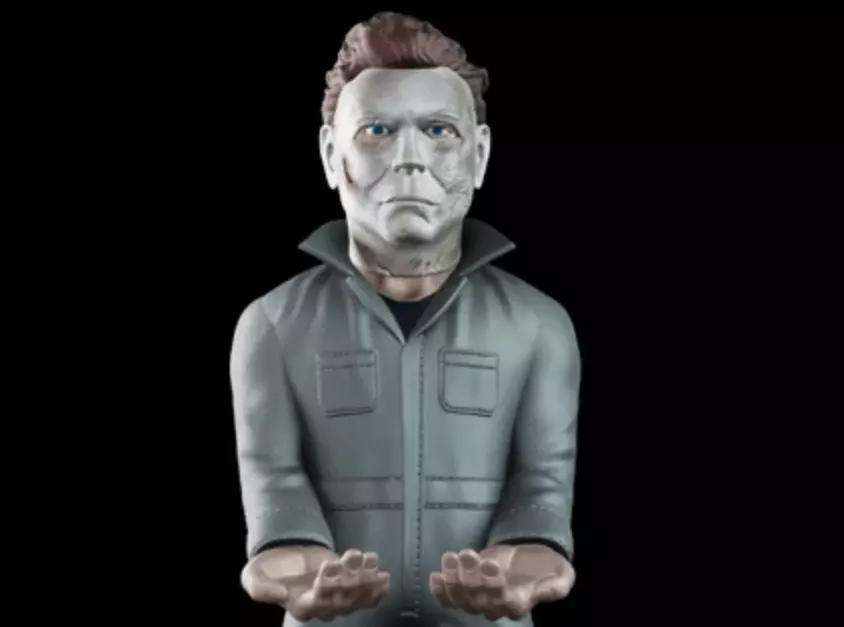 Michael Myers joystick holder  3D print model_0