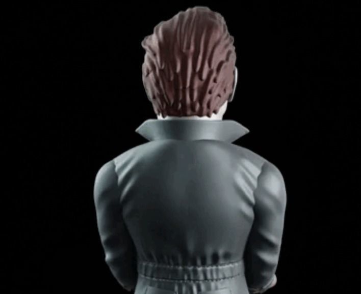 Michael Myers joystick holder  3D print model_1