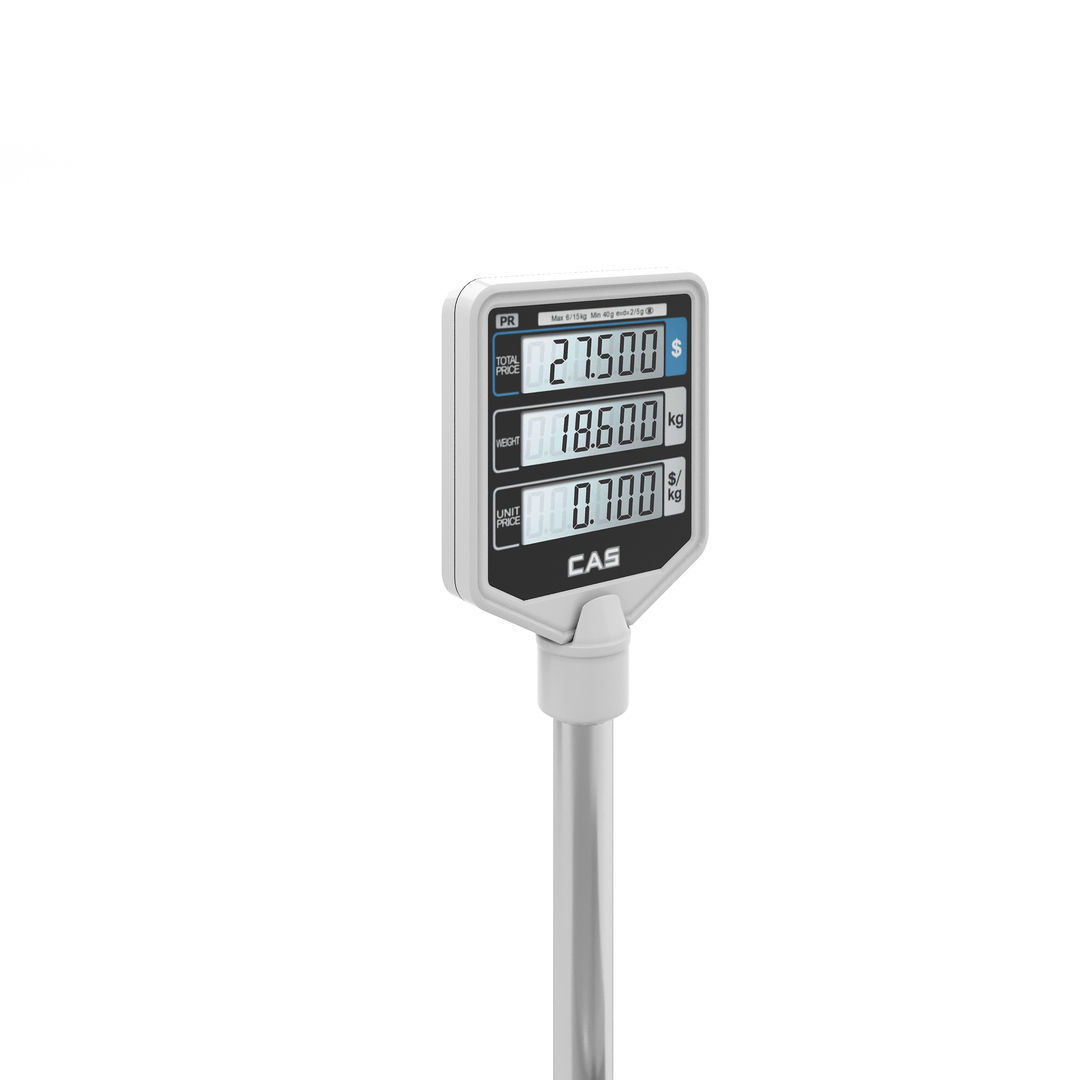Price computing scale CAS PR - 15 3D model_4