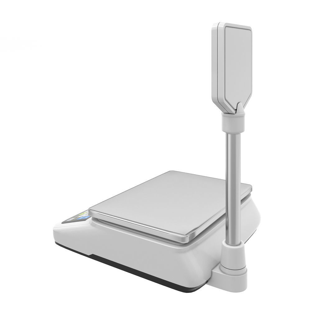 Price computing scale CAS PR - 15 3D model_2