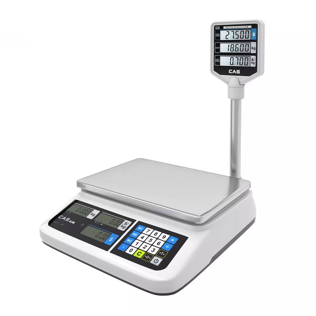 Price computing scale CAS PR - 15 3D model_0