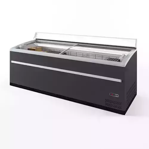 Glass Top Display Chest Freezer by Arneg 3D model