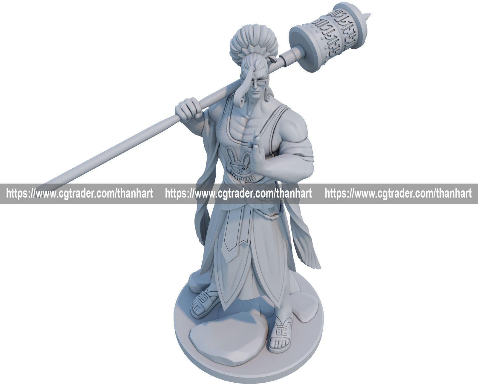 buddha 3d print model from record of ragnarok 3D print model_2