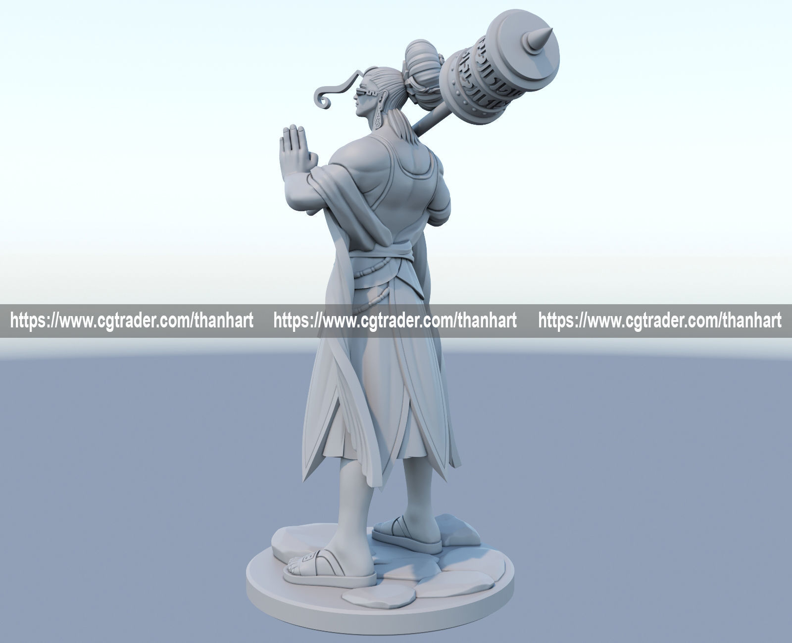 buddha 3d print model from record of ragnarok 3D print model_6