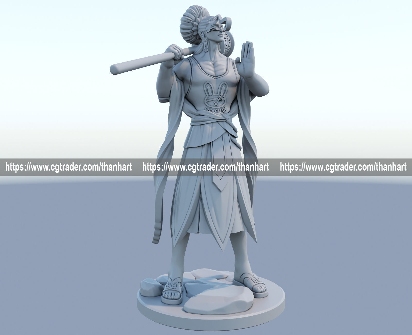 buddha 3d print model from record of ragnarok 3D print model_10