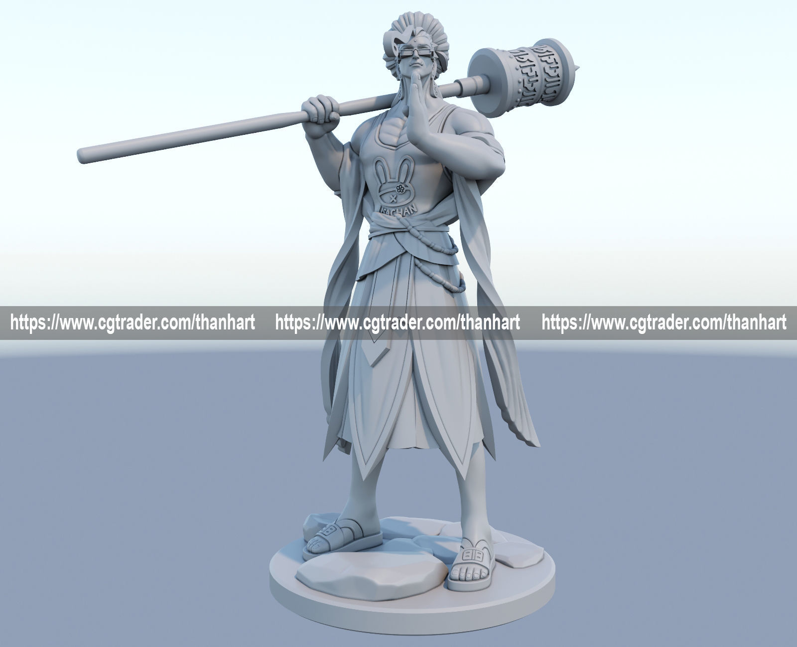 buddha 3d print model from record of ragnarok 3D print model_12
