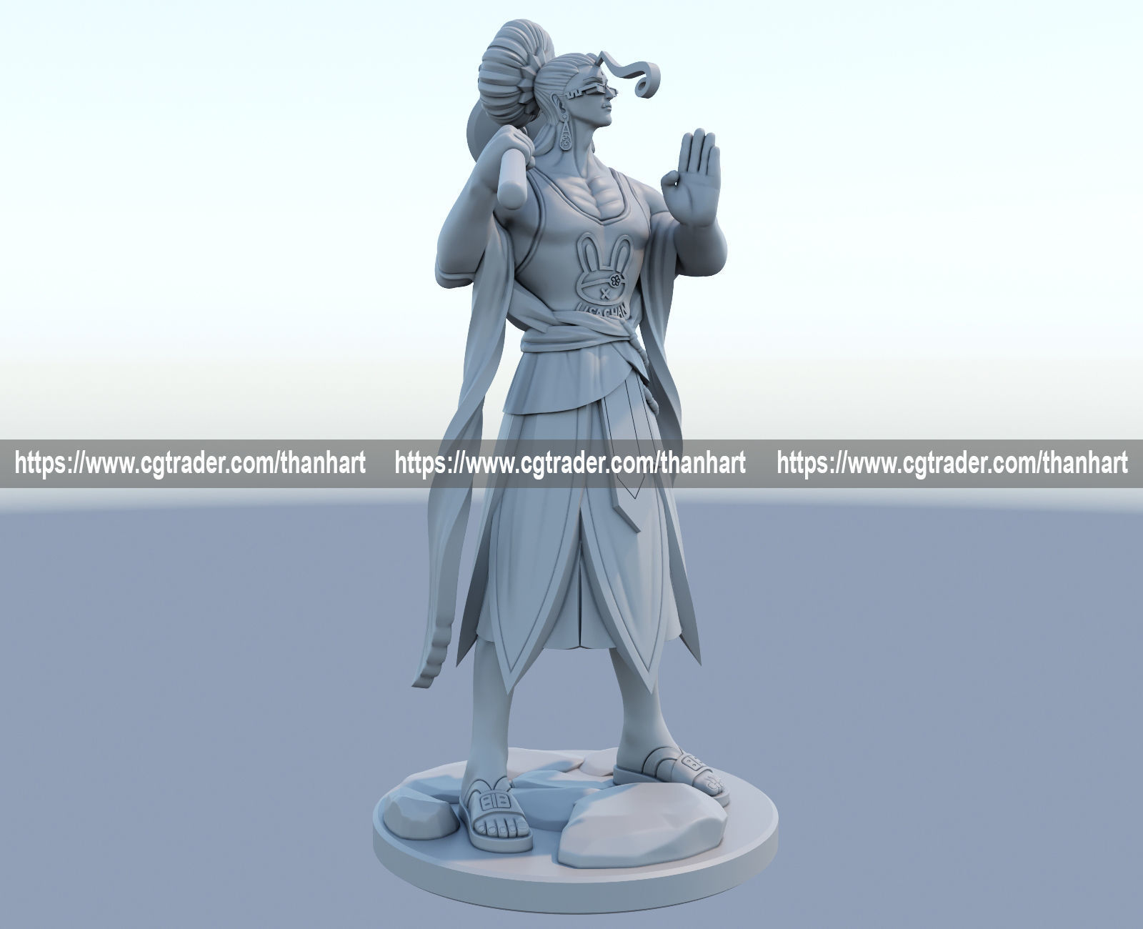 buddha 3d print model from record of ragnarok 3D print model_9