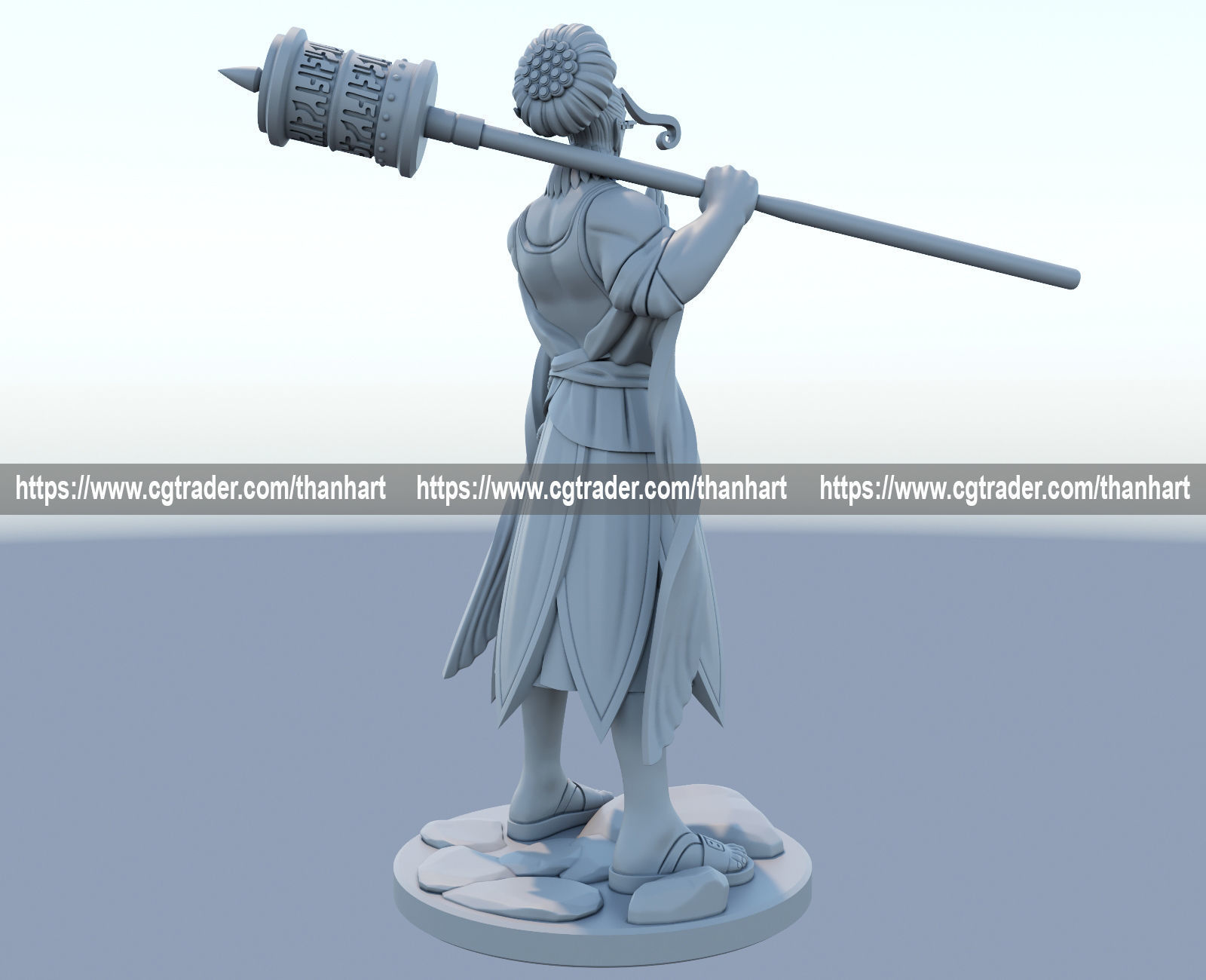 buddha 3d print model from record of ragnarok 3D print model_7
