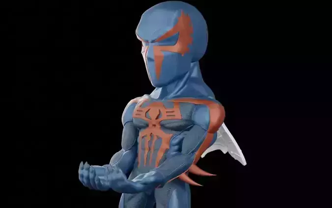 Spiderman 2099 joystick holder 