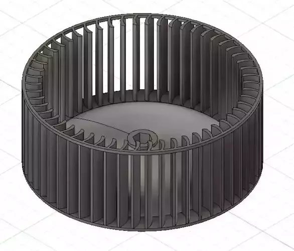 Fan for aspirating hood