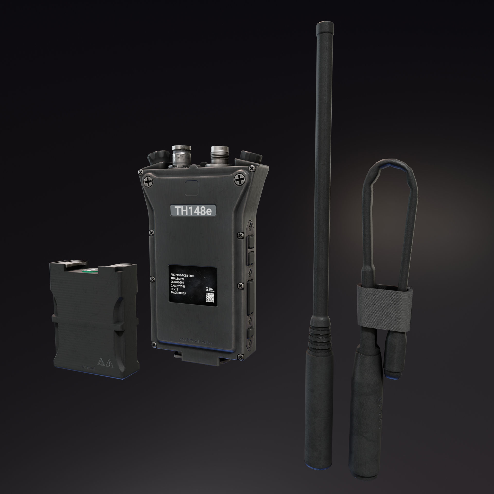 AN PRC 148e Spear Low-poly 3D model_2