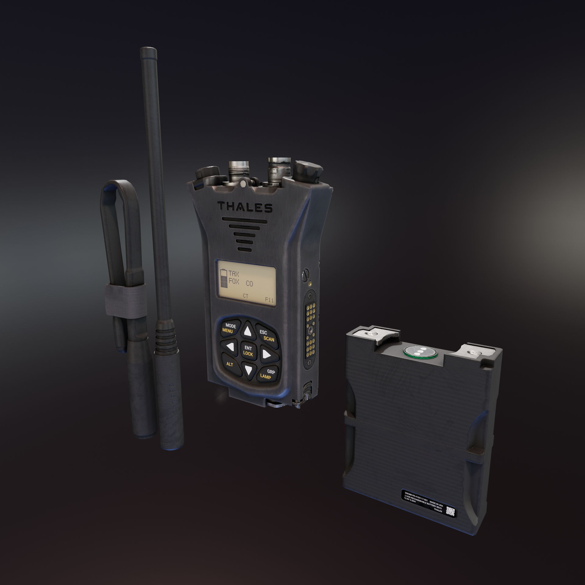 AN PRC 148e Spear Low-poly 3D model_1