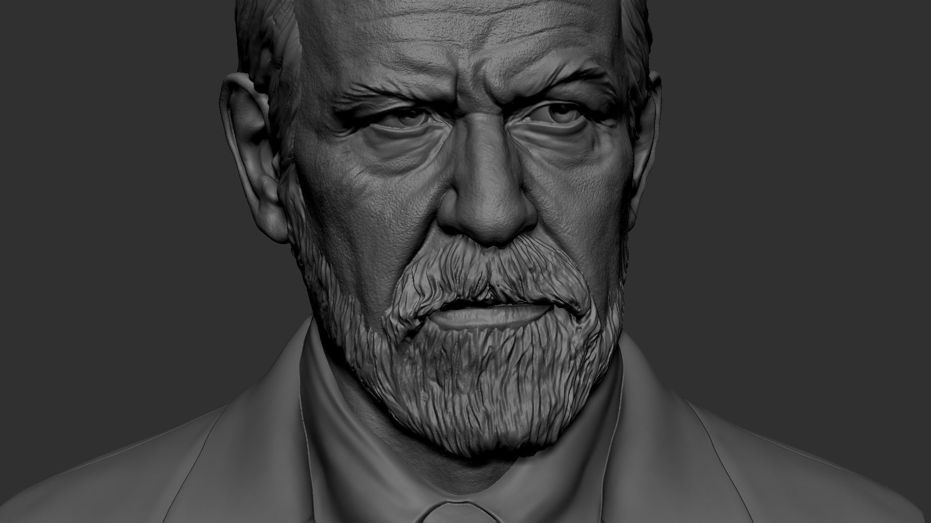 Sigmund Freud 3D print model_27