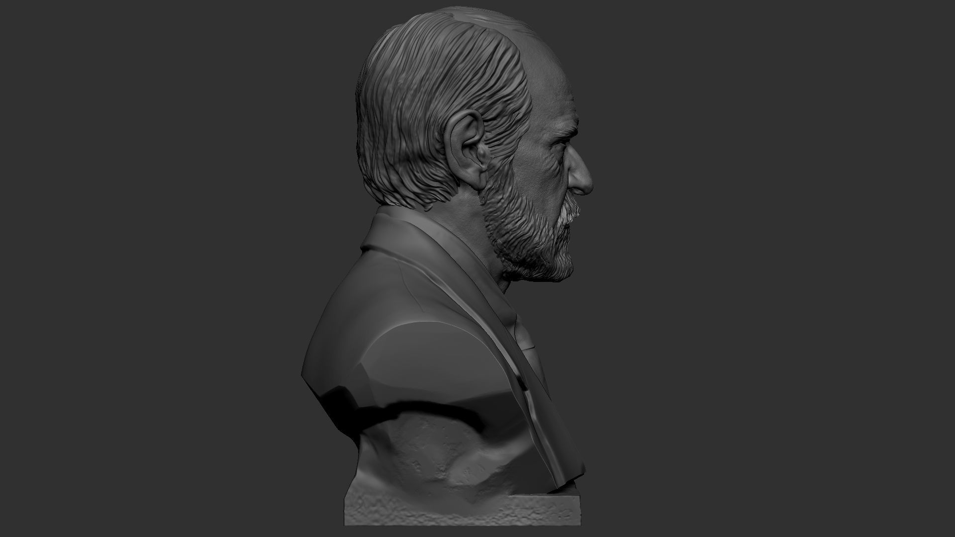 Sigmund Freud 3D print model_20