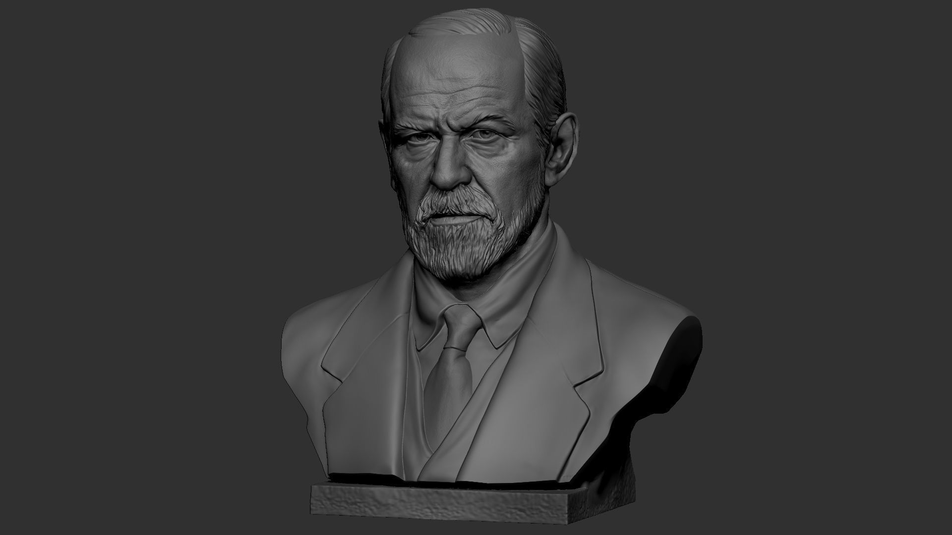 Sigmund Freud 3D print model_26