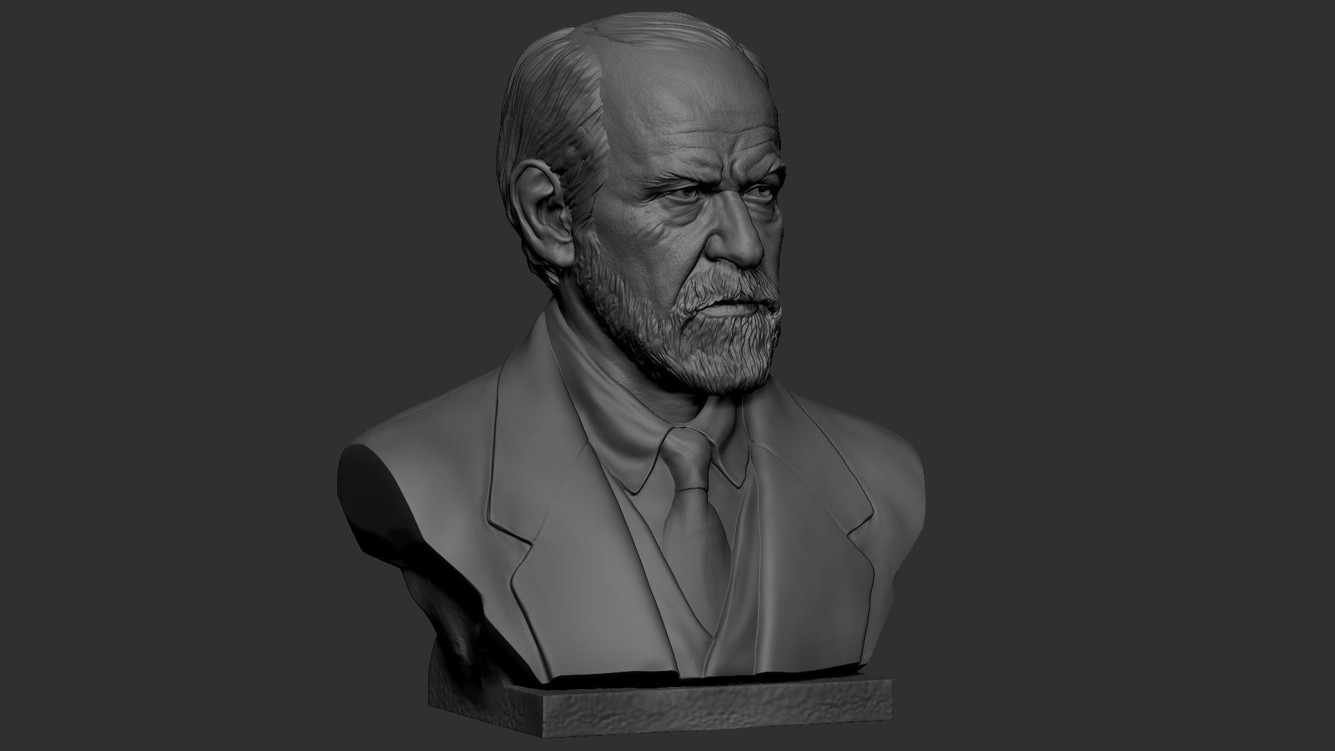 Sigmund Freud 3D print model_24