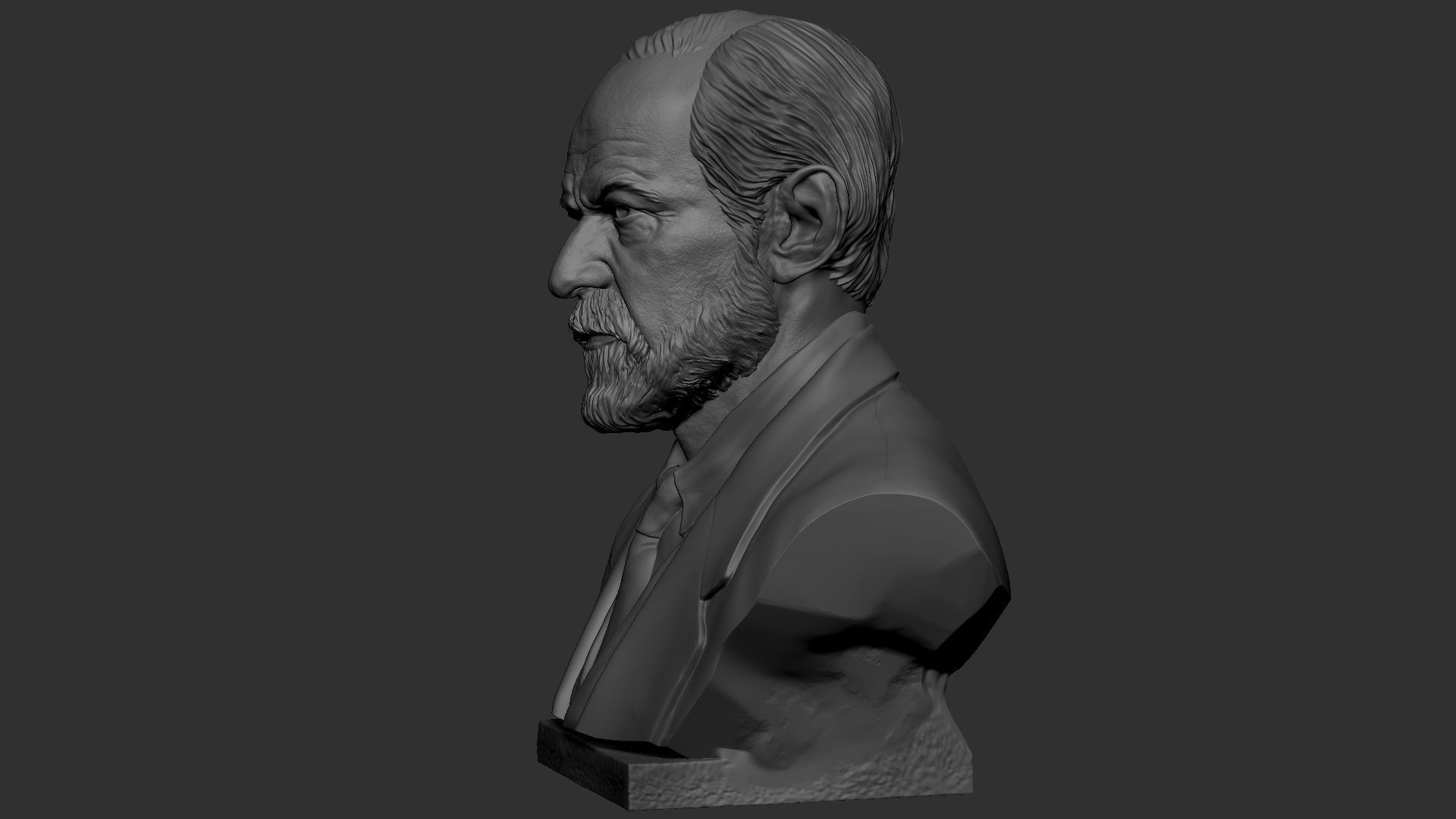 Sigmund Freud 3D print model_50