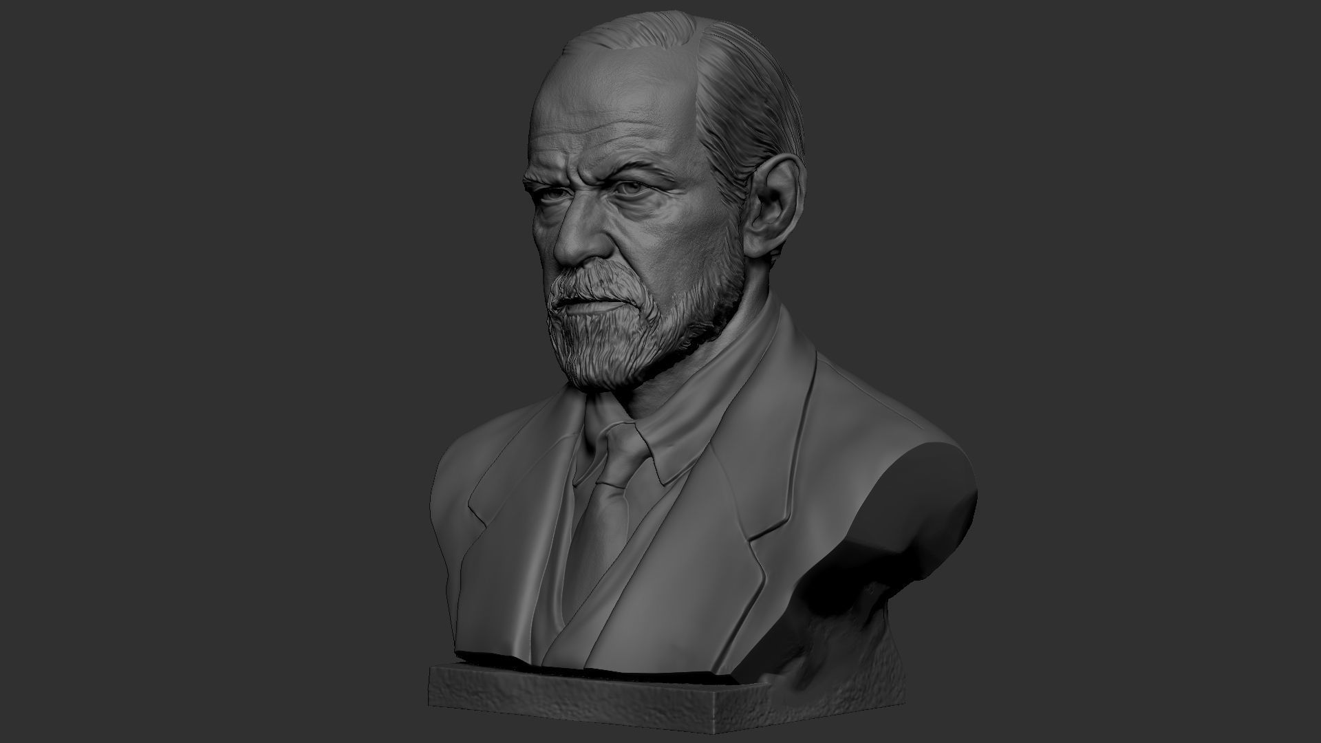 Sigmund Freud 3D print model_37