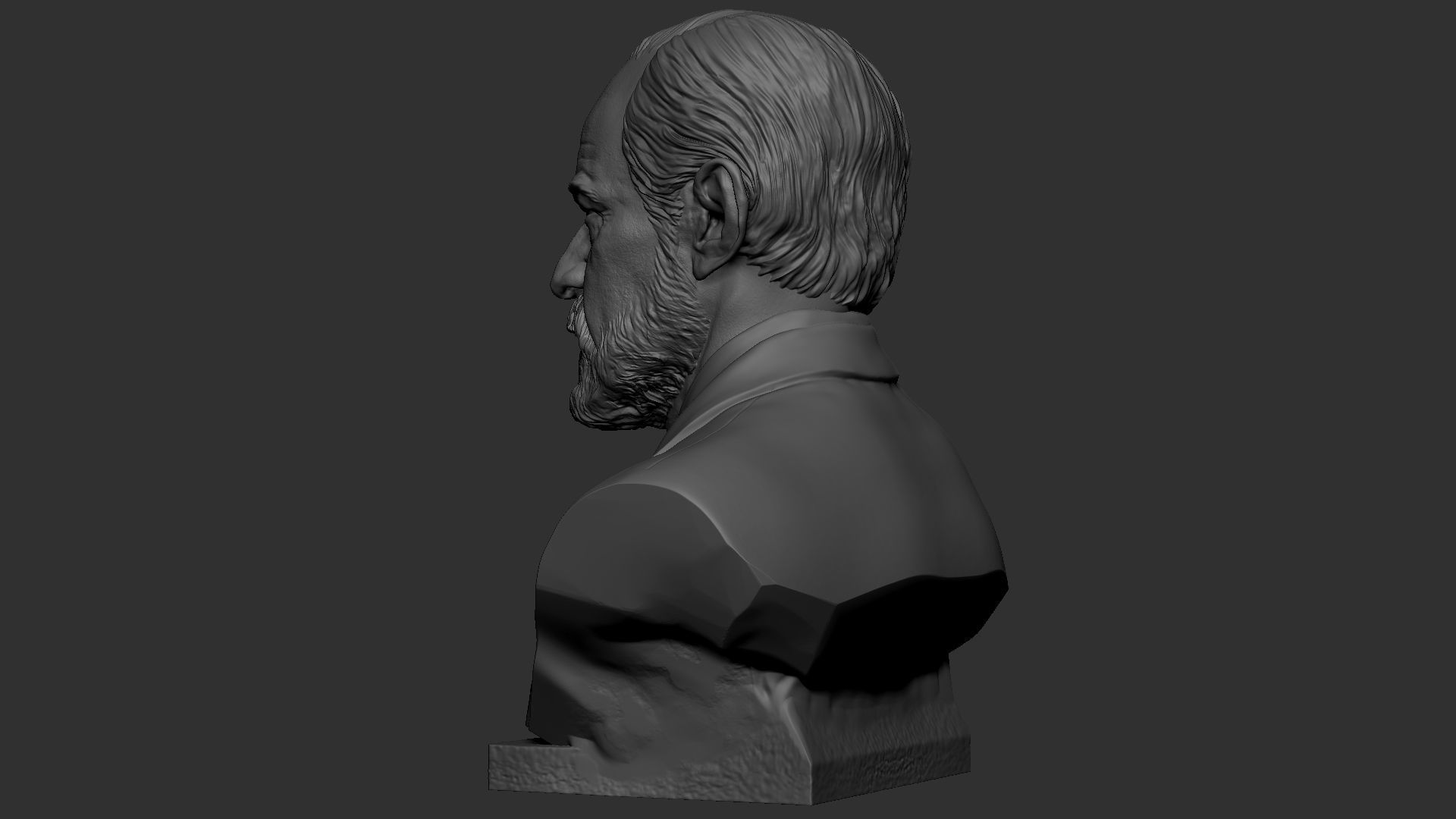 Sigmund Freud 3D print model_6