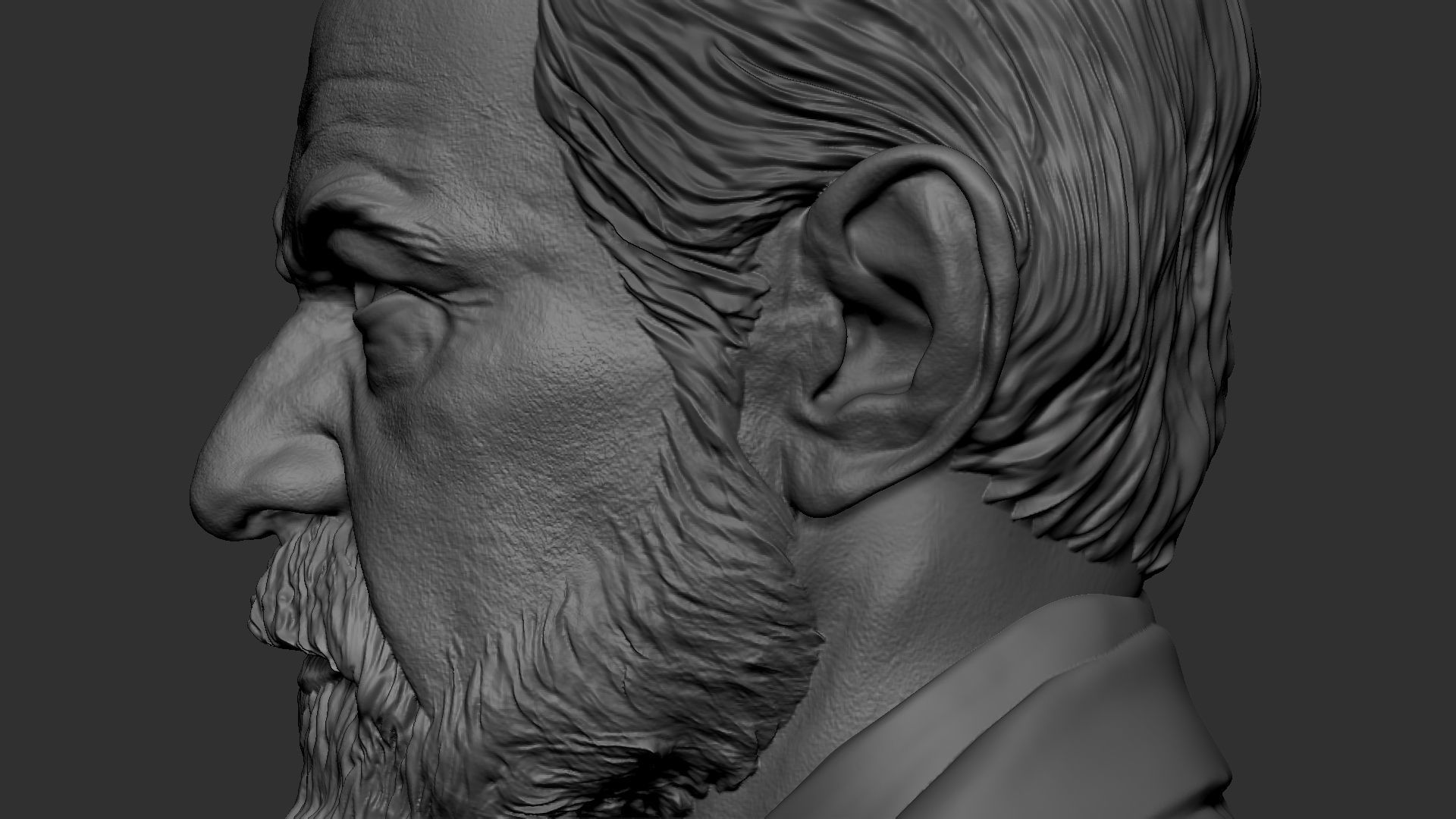 Sigmund Freud 3D print model_32