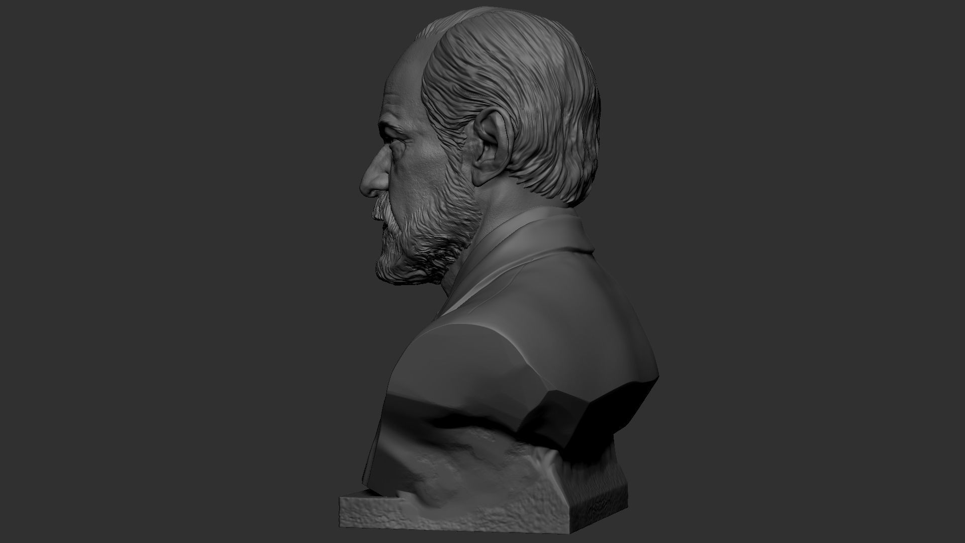 Sigmund Freud 3D print model_5