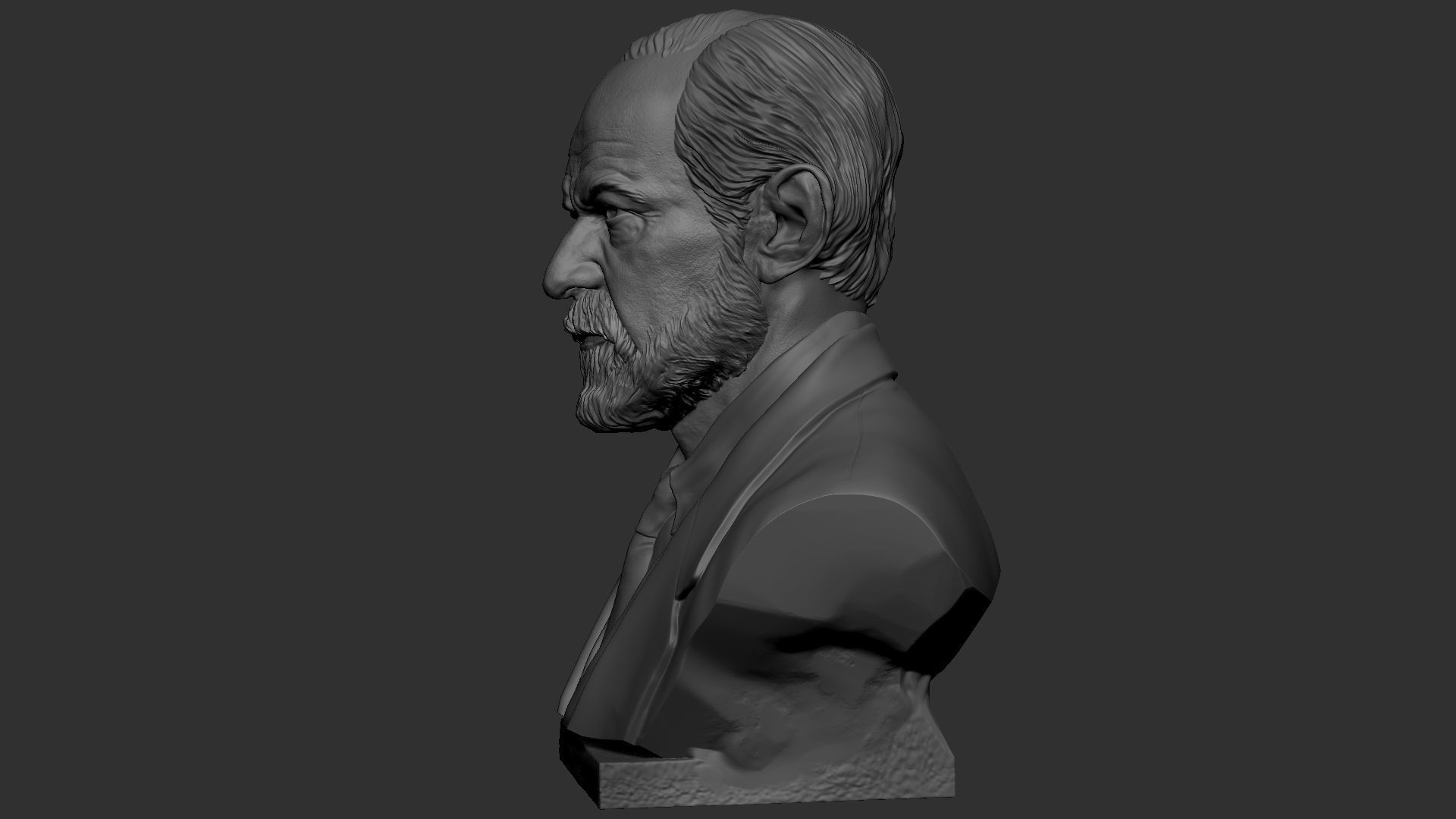 Sigmund Freud 3D print model_51
