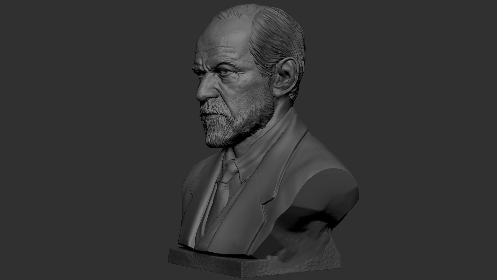 Sigmund Freud 3D print model_49