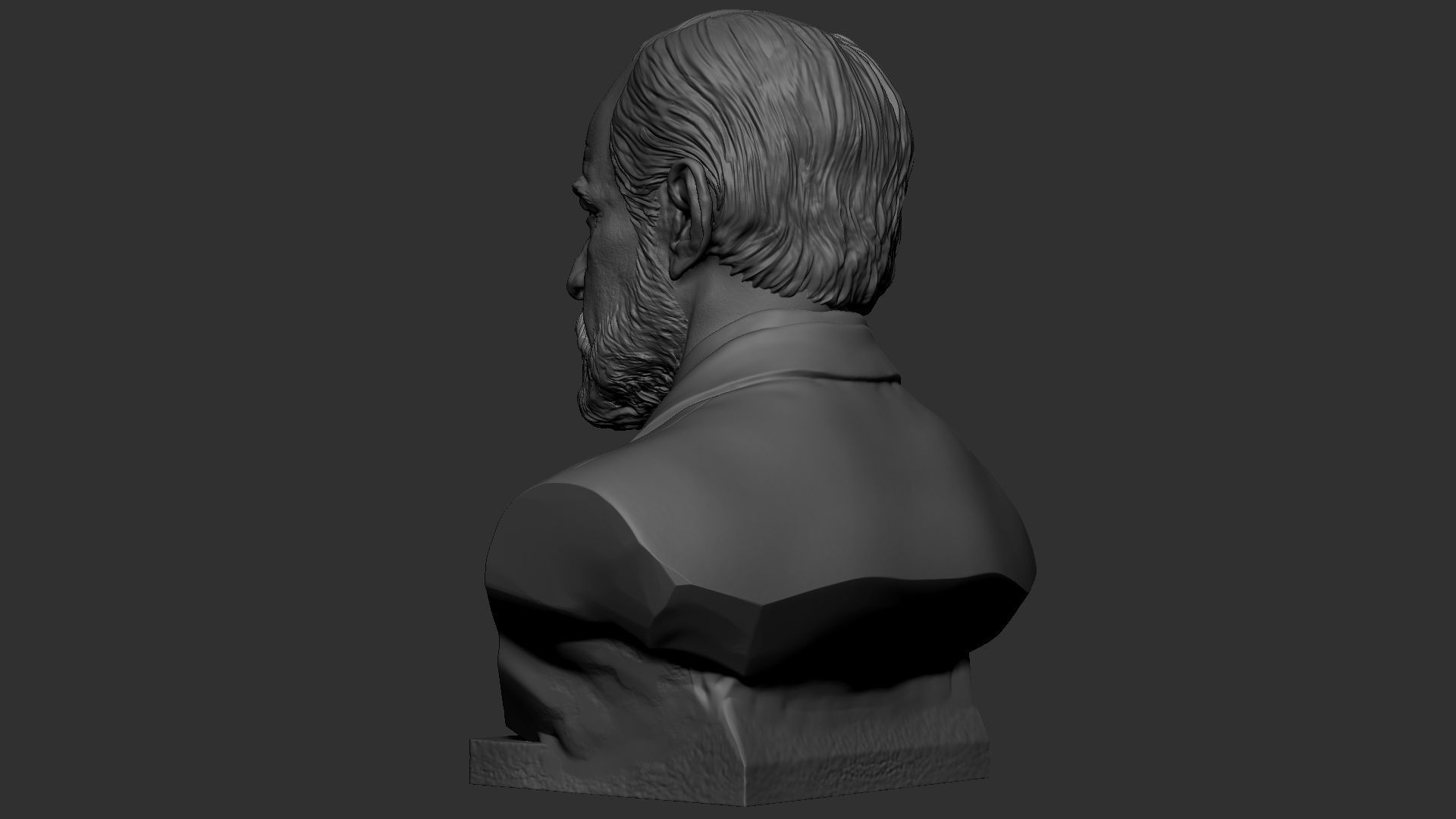 Sigmund Freud 3D print model_7