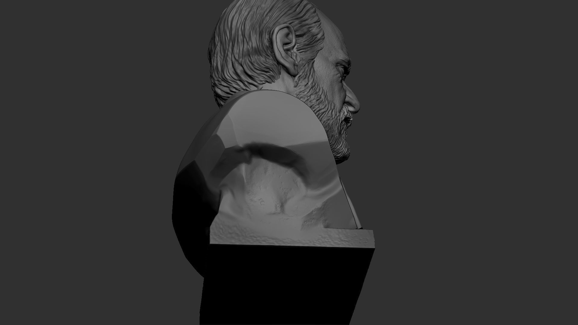 Sigmund Freud 3D print model_46