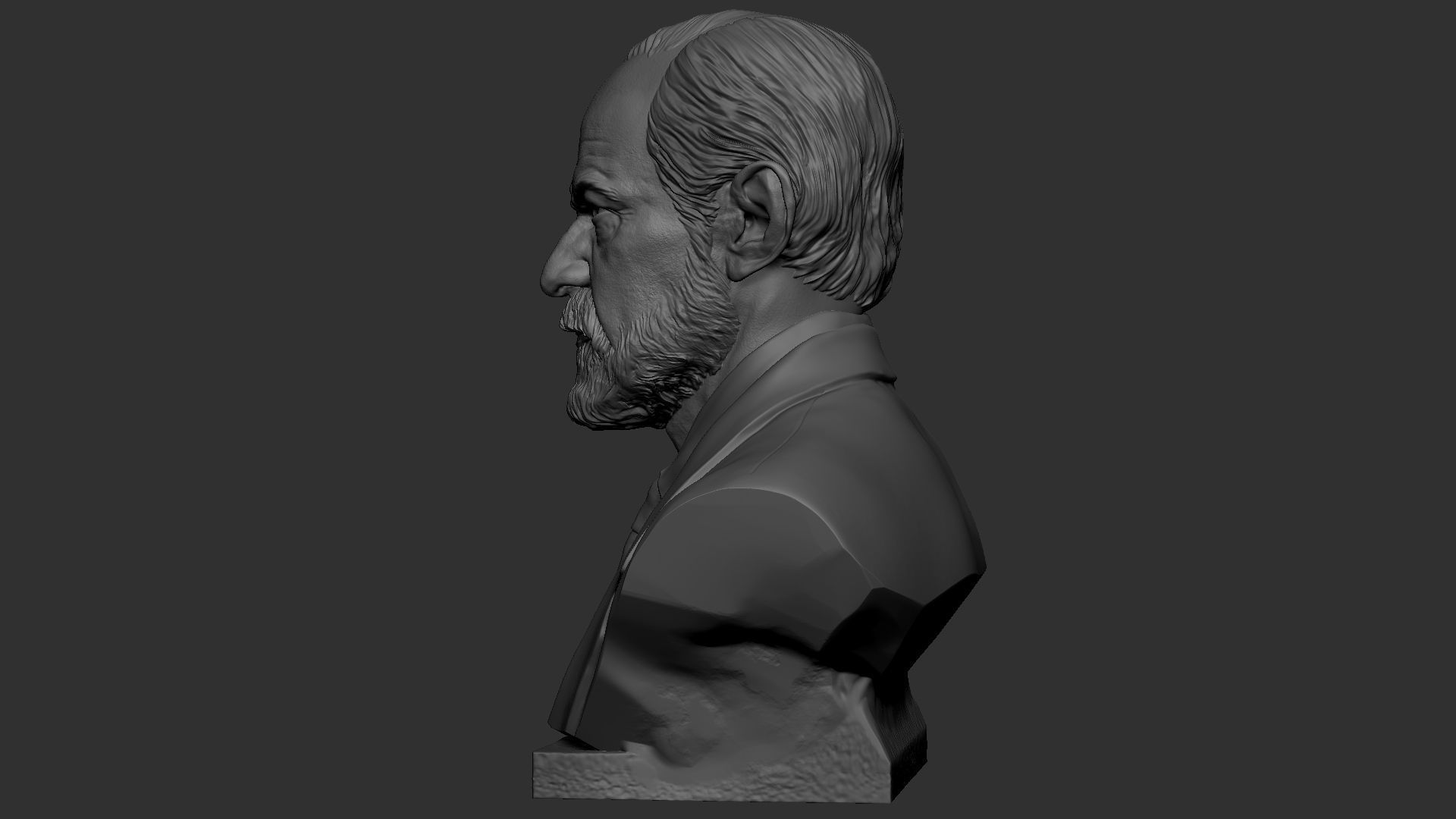 Sigmund Freud 3D print model_4