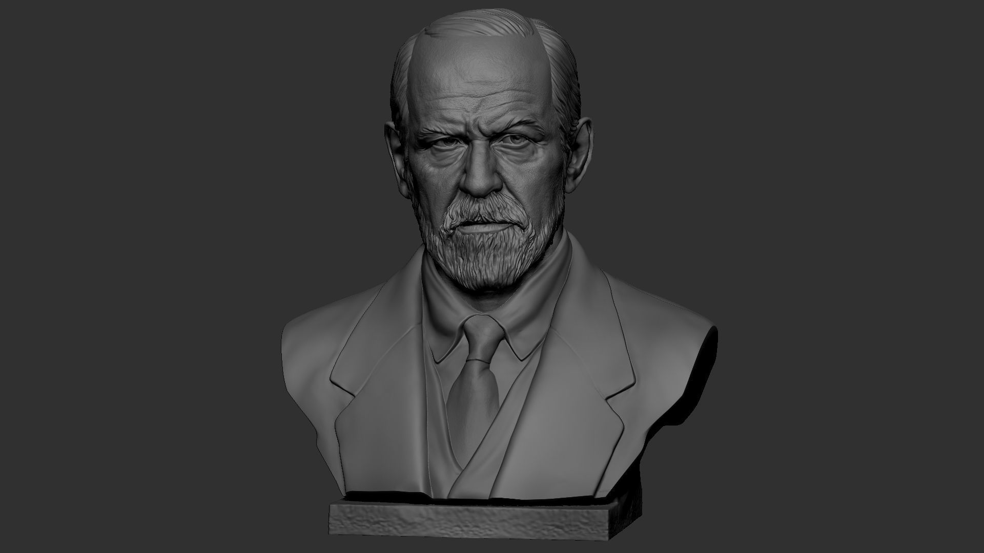 Sigmund Freud 3D print model_15