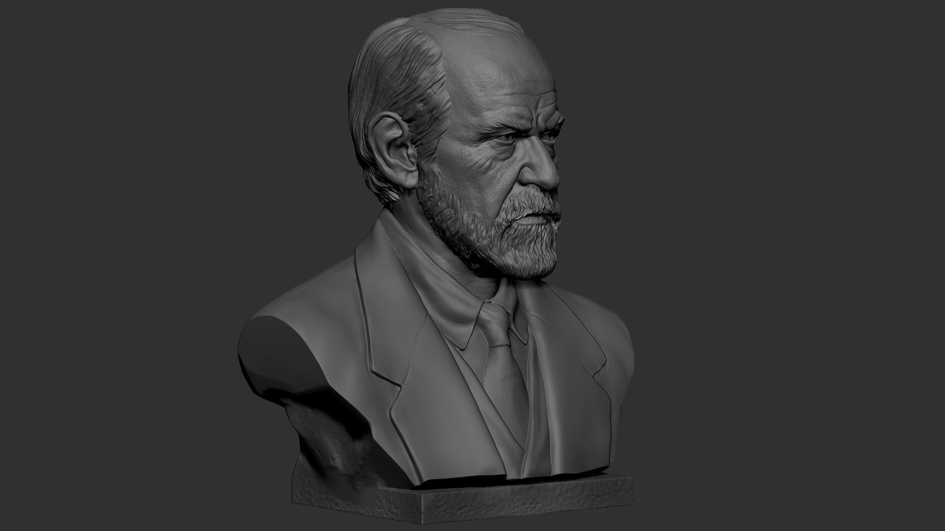 Sigmund Freud 3D print model_23