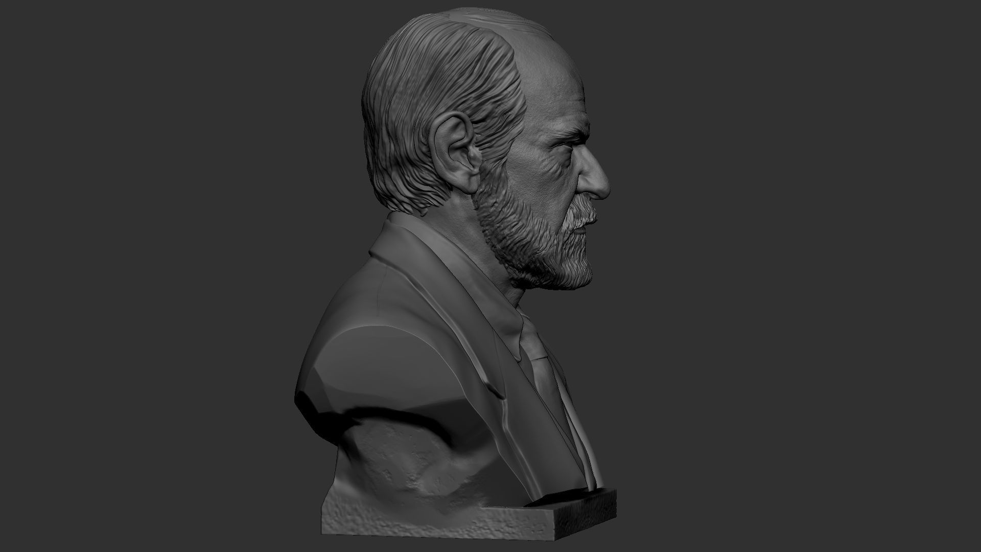 Sigmund Freud 3D print model_21