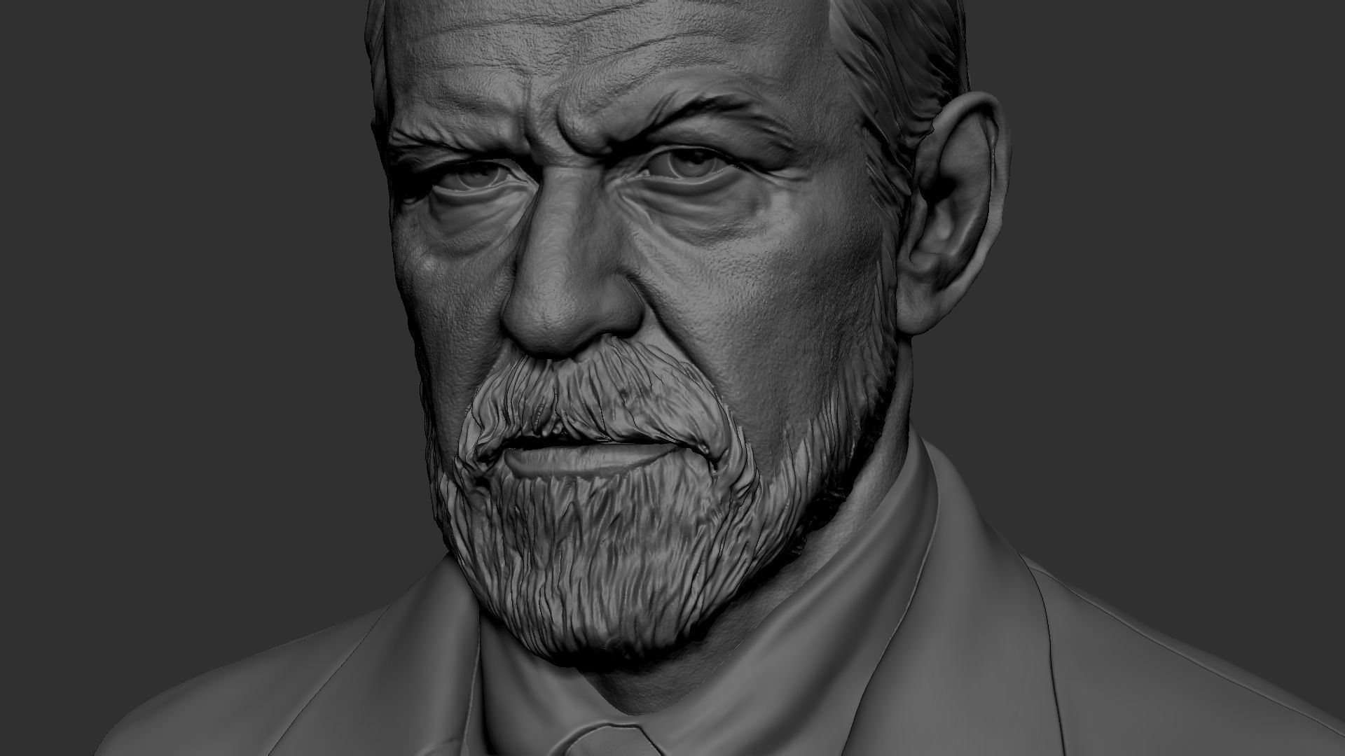 Sigmund Freud 3D print model_28