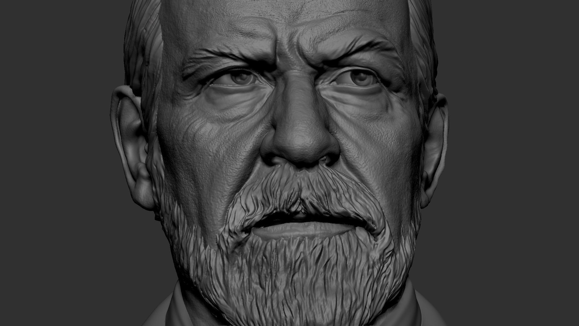Sigmund Freud 3D print model_31