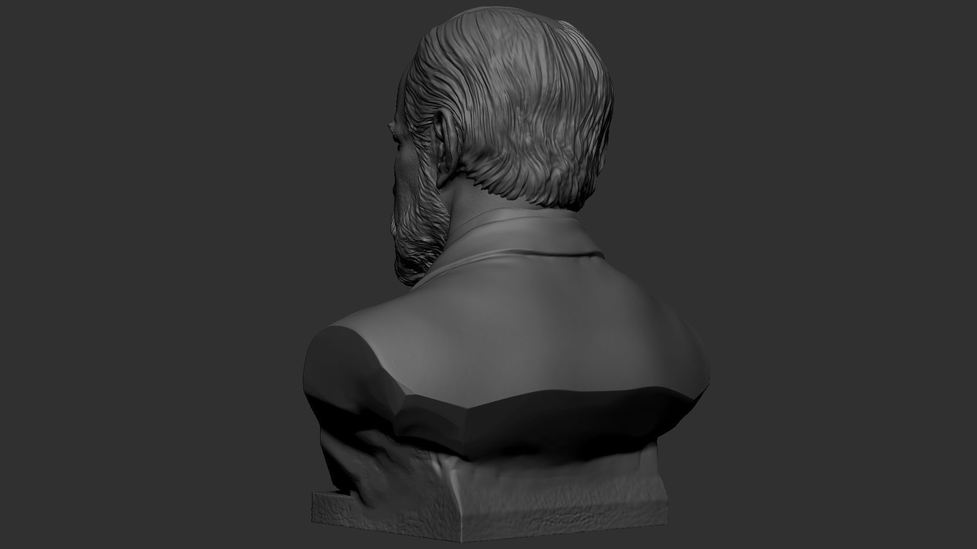 Sigmund Freud 3D print model_8