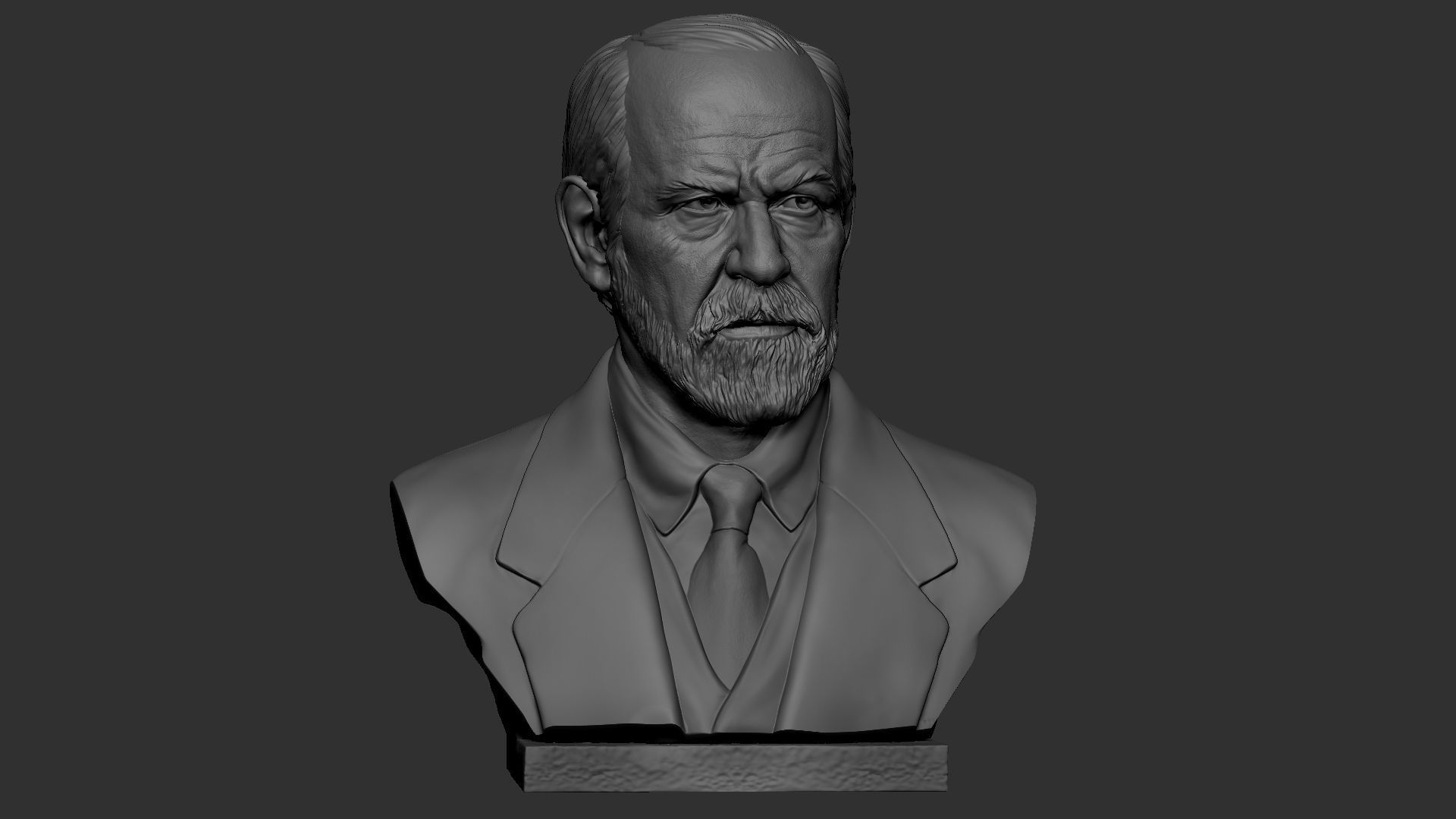 Sigmund Freud 3D print model_25