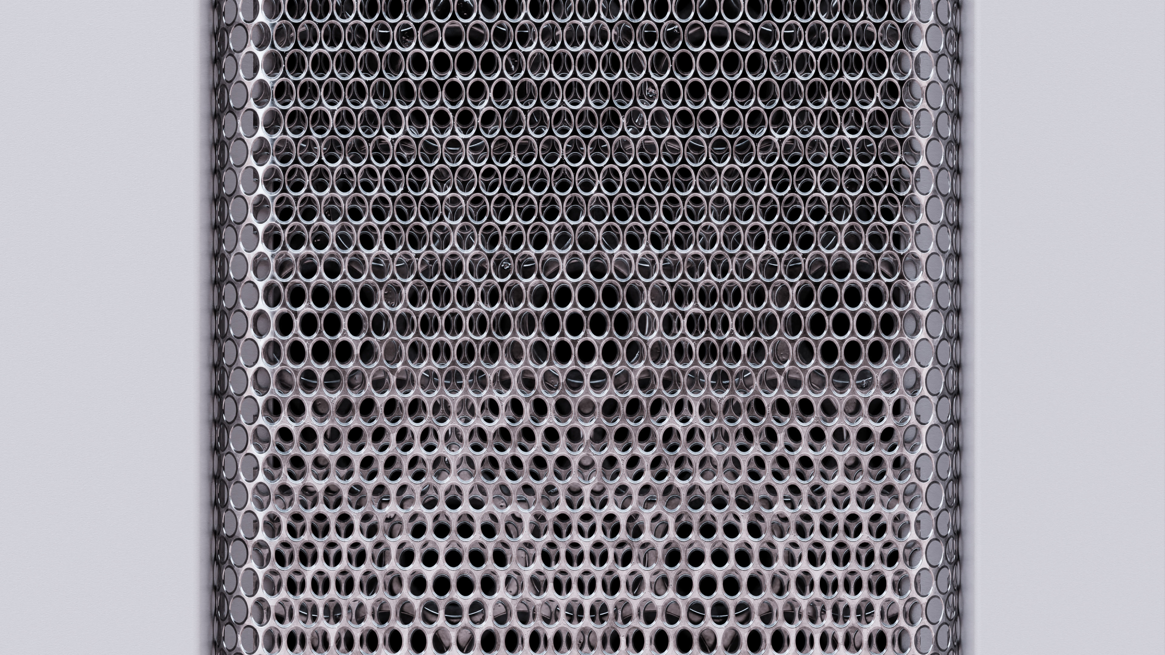 Speaker White Low-poly 3D model_4