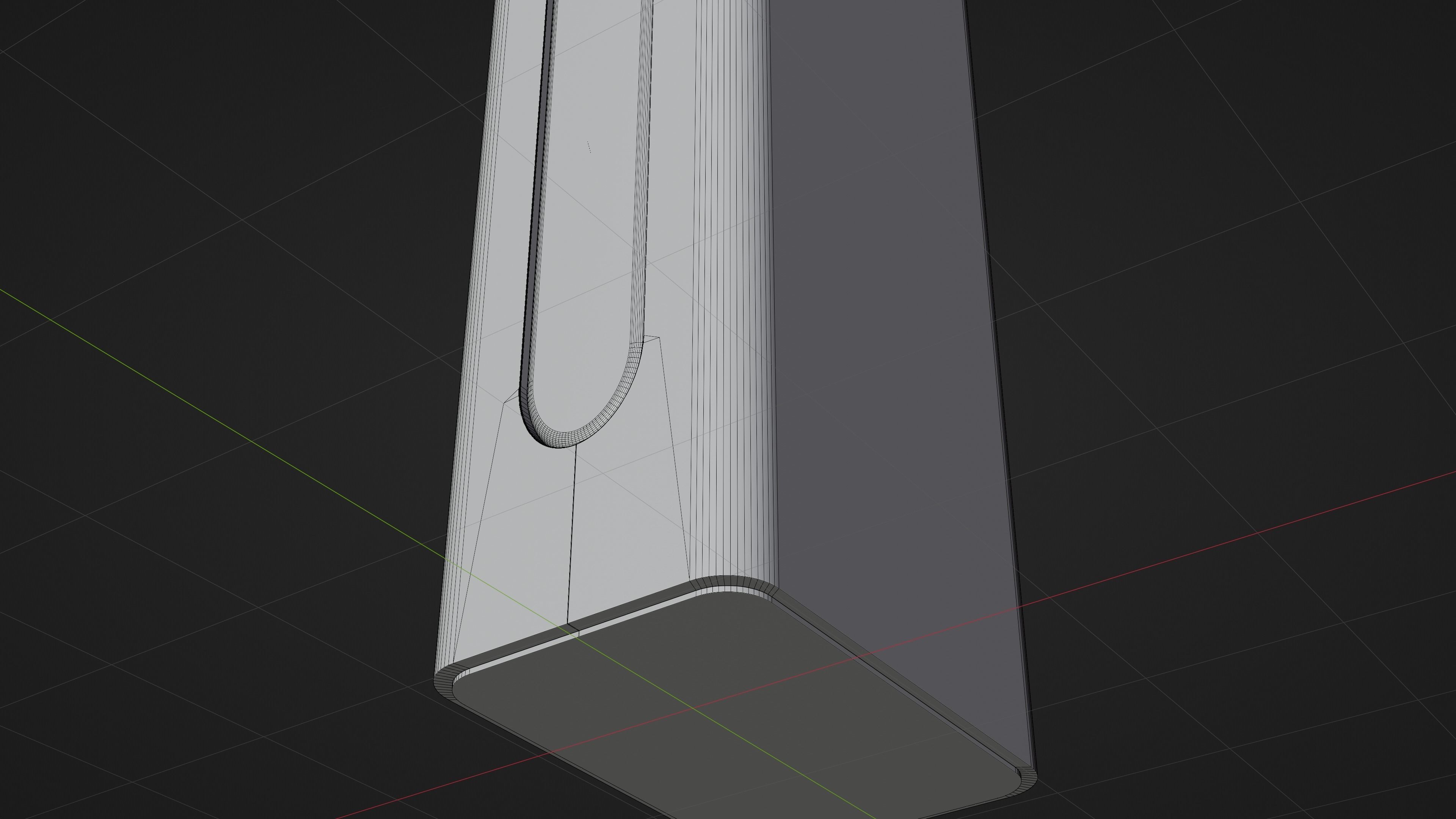 Speaker White Low-poly 3D model_7