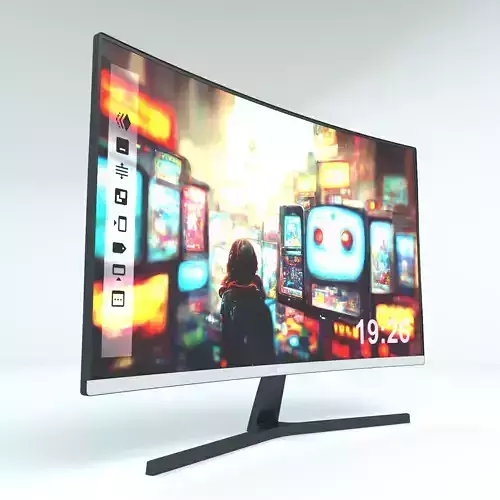 Computer Monitor 3D model