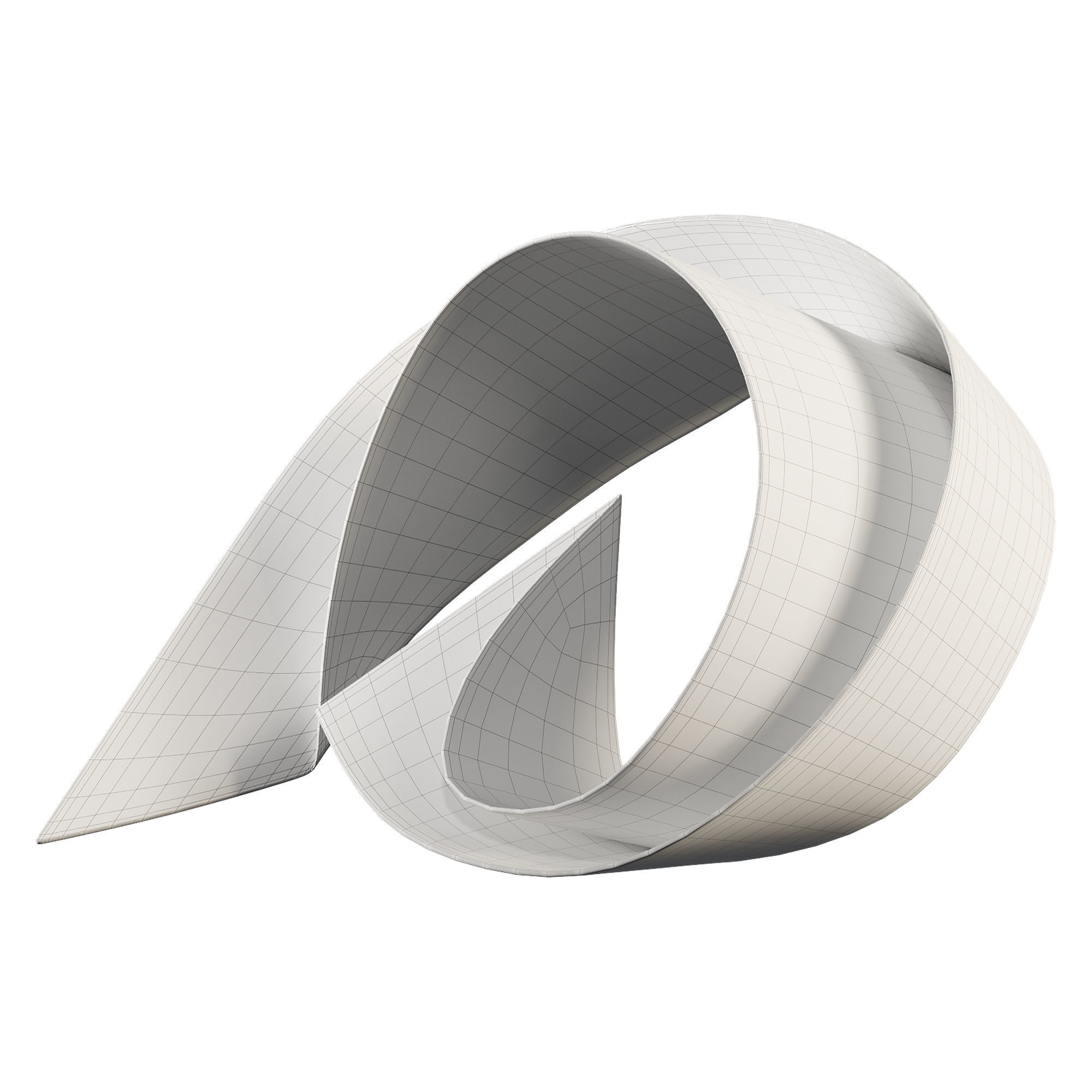 Ocean Wave Sculpture 3D model_1