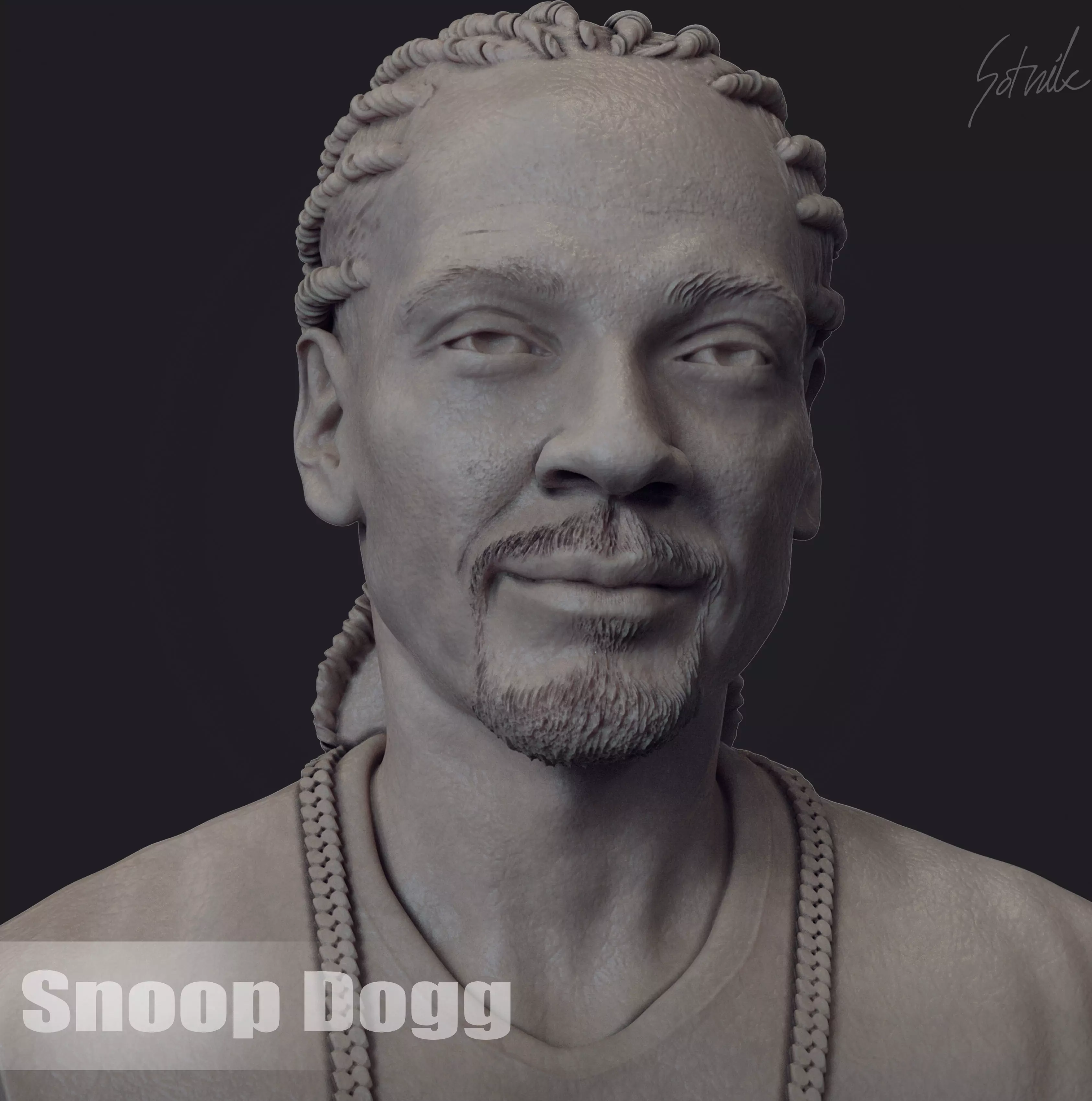 Snoop Dogg 3D print model_0