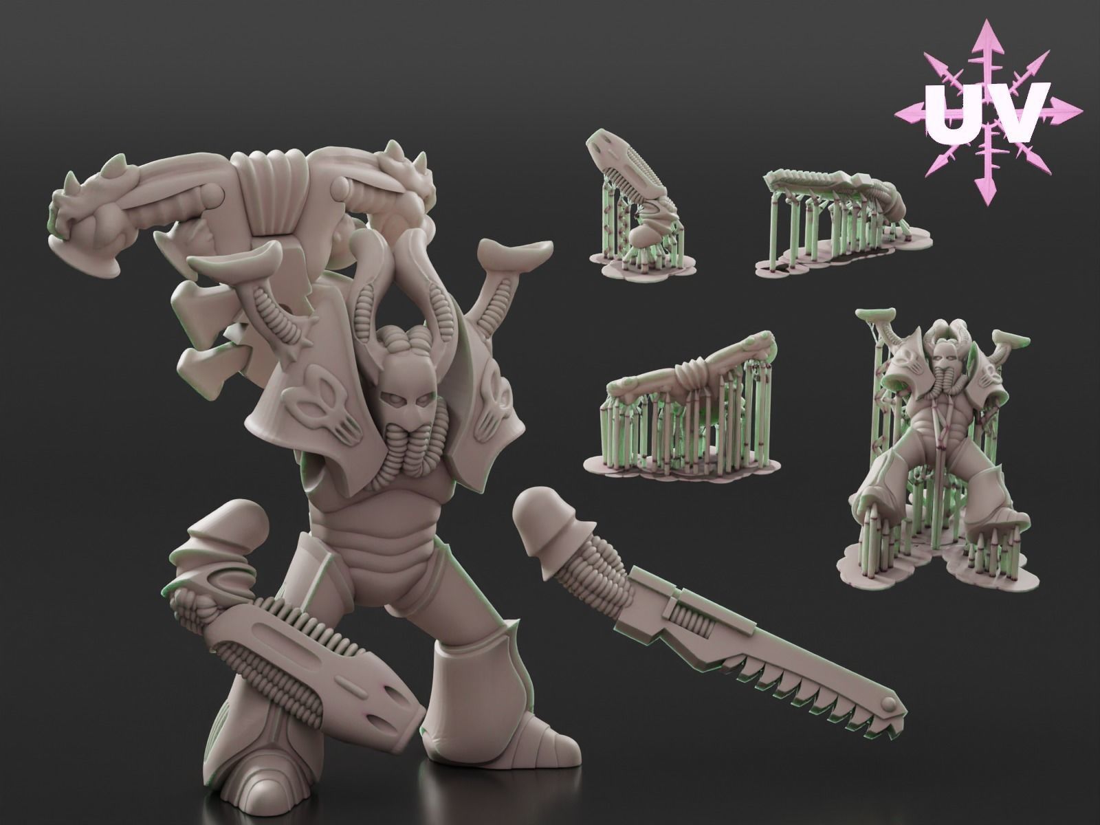 FREE chaos renegade Free 3D print model_2