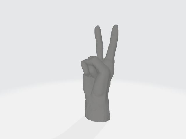 hand figures set 3D print model_1